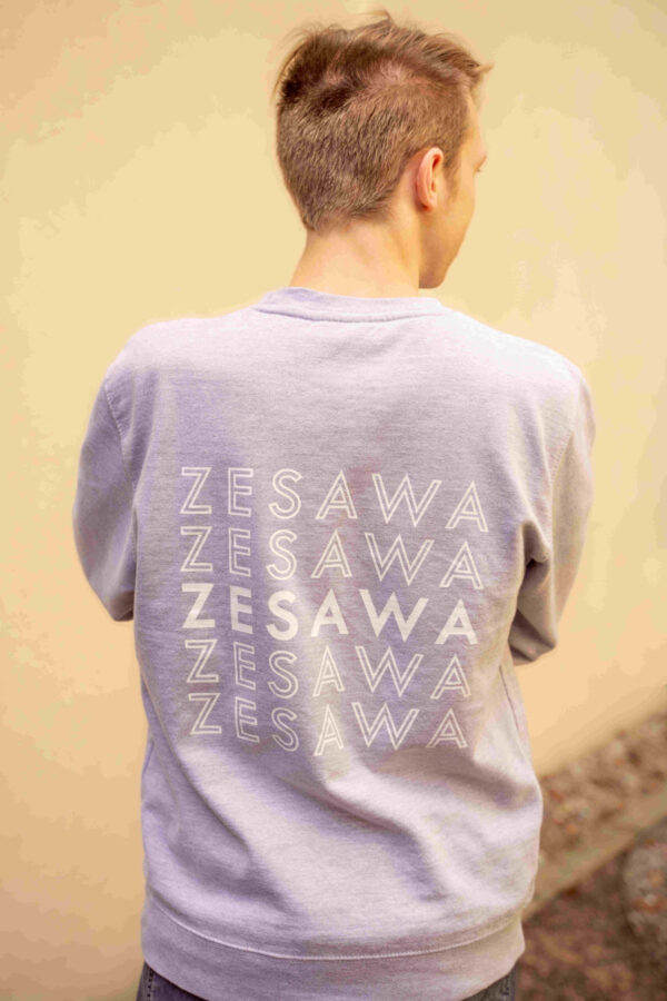 Zesawa Sweatshirt - Text Outline back